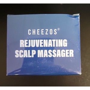 Cheezos Rejuvenating Scalp Massager NIB Any Hair Type Blue